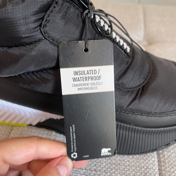 Sorel waterproof booties black white - Picture 8 of 8